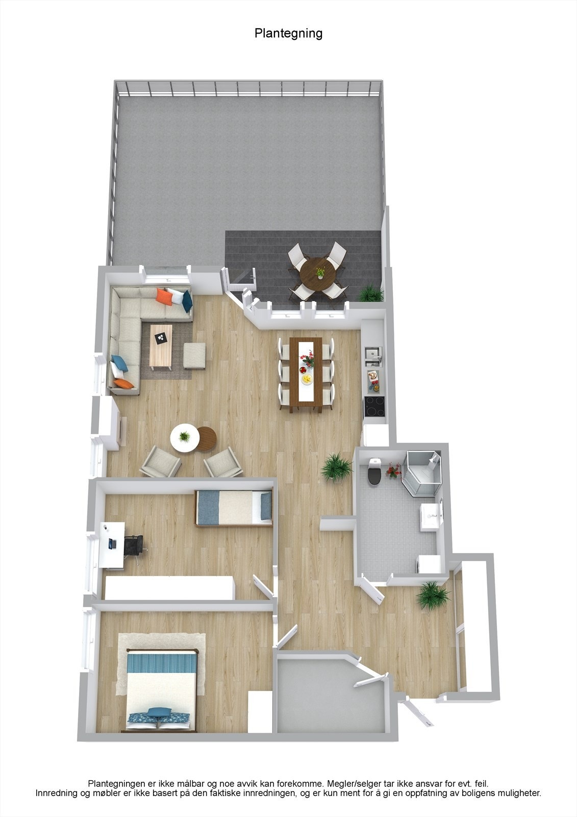 Plantegning Galleribilde
