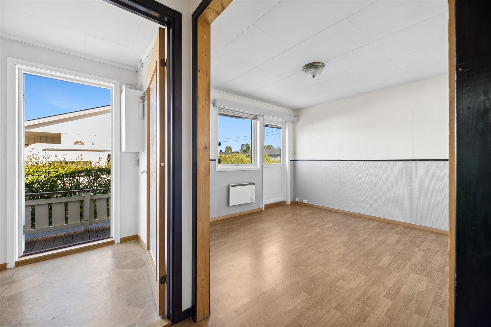 Fra gangen er det adkomst til en stue. Galleribilde