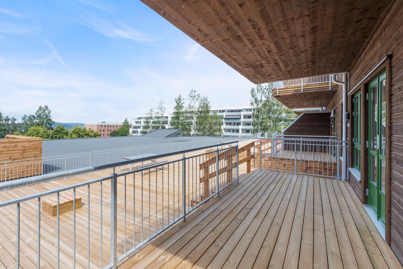 Privat balkong. Galleribilde