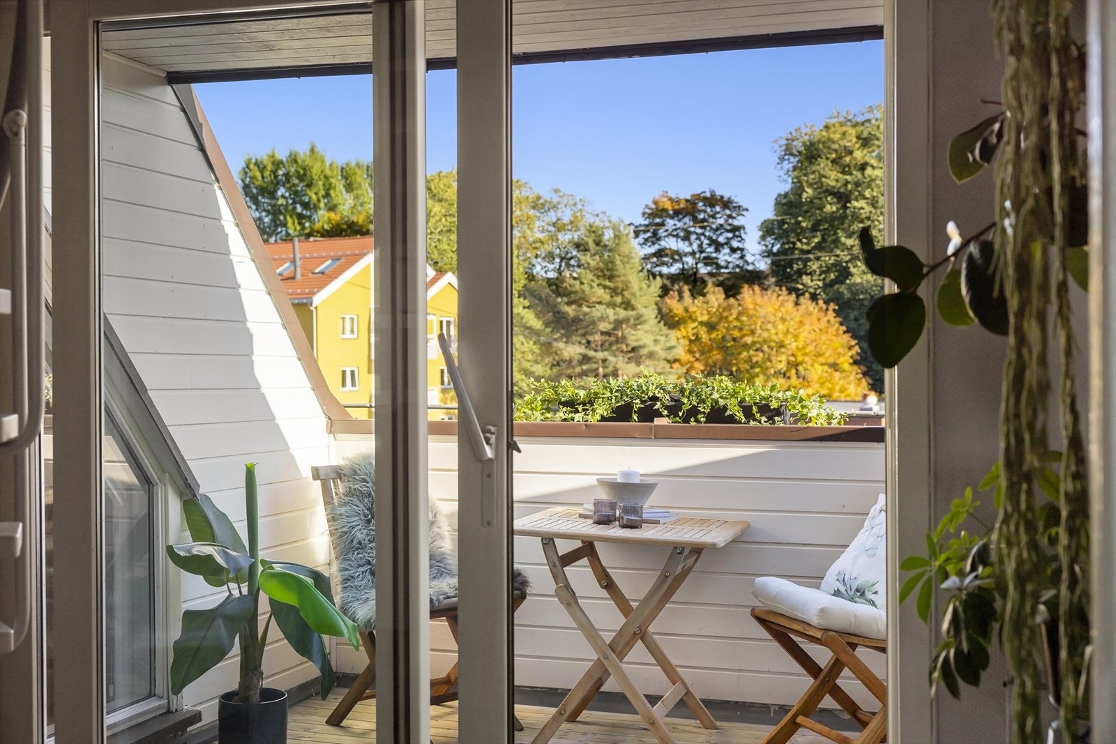 Den andre takterrassen ligger vendt mot øst og bakgården Galleribilde