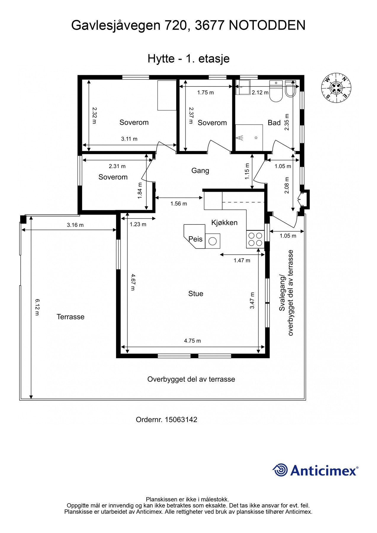 Plantegning Galleribilde