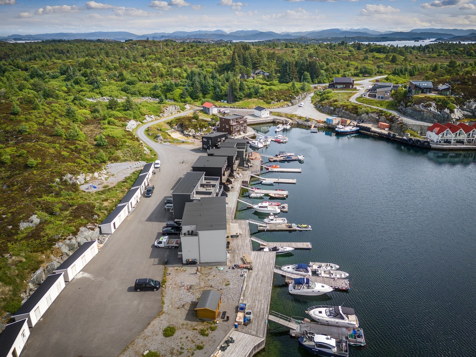 Vann og avløp er lagt frem til tomten. Galleribilde