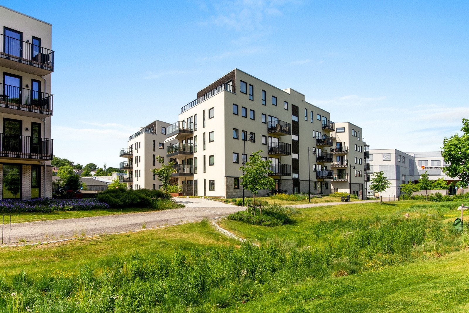 Her skapes det en grønn og levende bydel med parken som det naturlige midtpunktet. Galleribilde