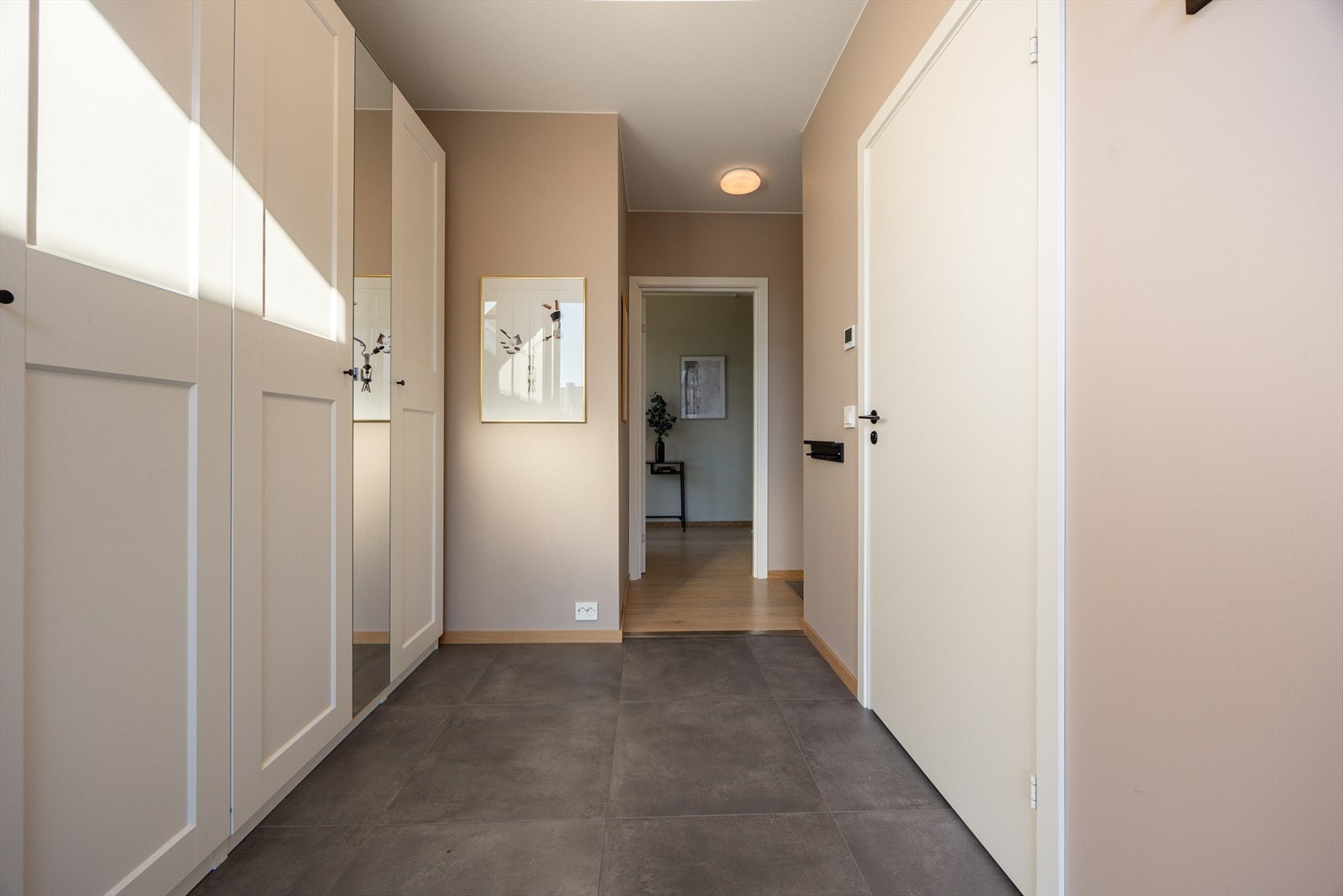 God oppbevaring av yttertøy og gjestetoalett like ved Galleribilde