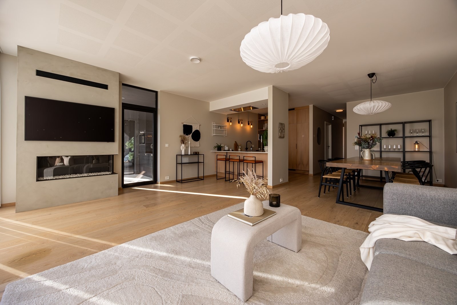 Lekker eksklusiv gasspeis med flott design Galleribilde