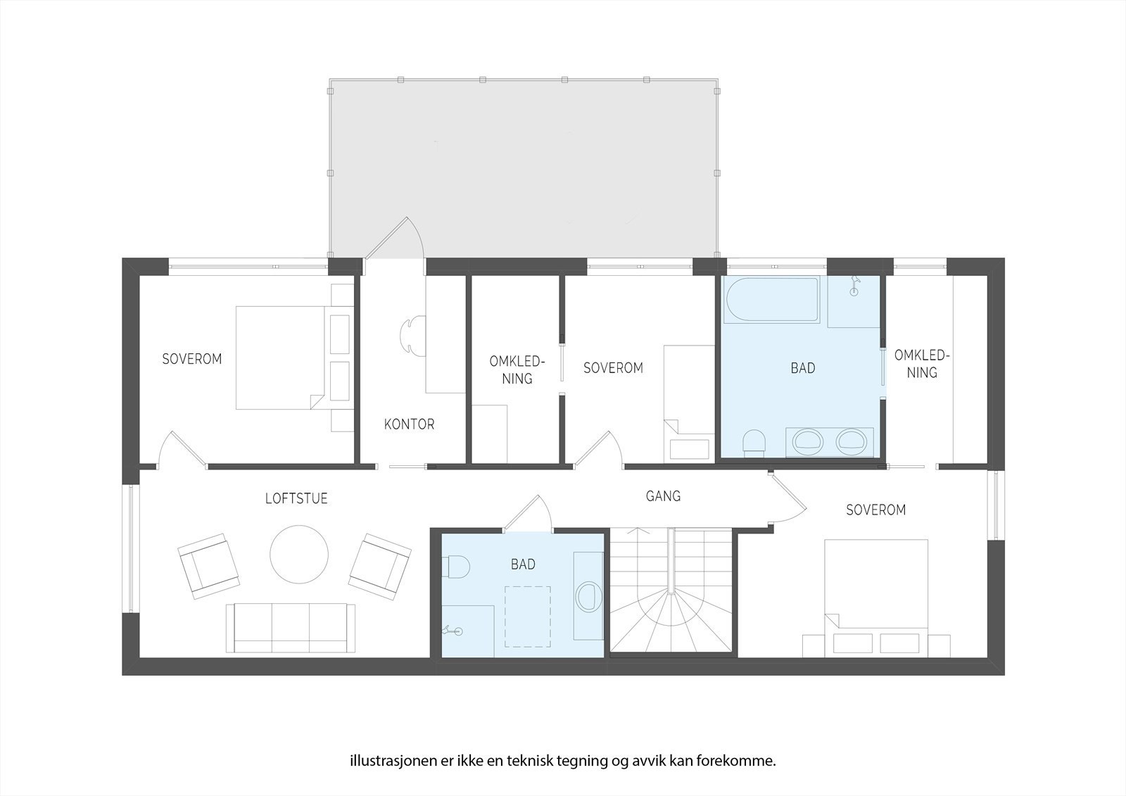 Lunden - 2D blue & white_Etg2_2D.jpg Galleribilde