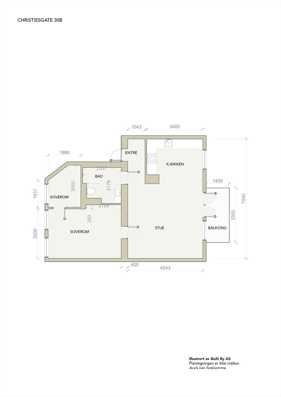 Planskisse Galleribilde