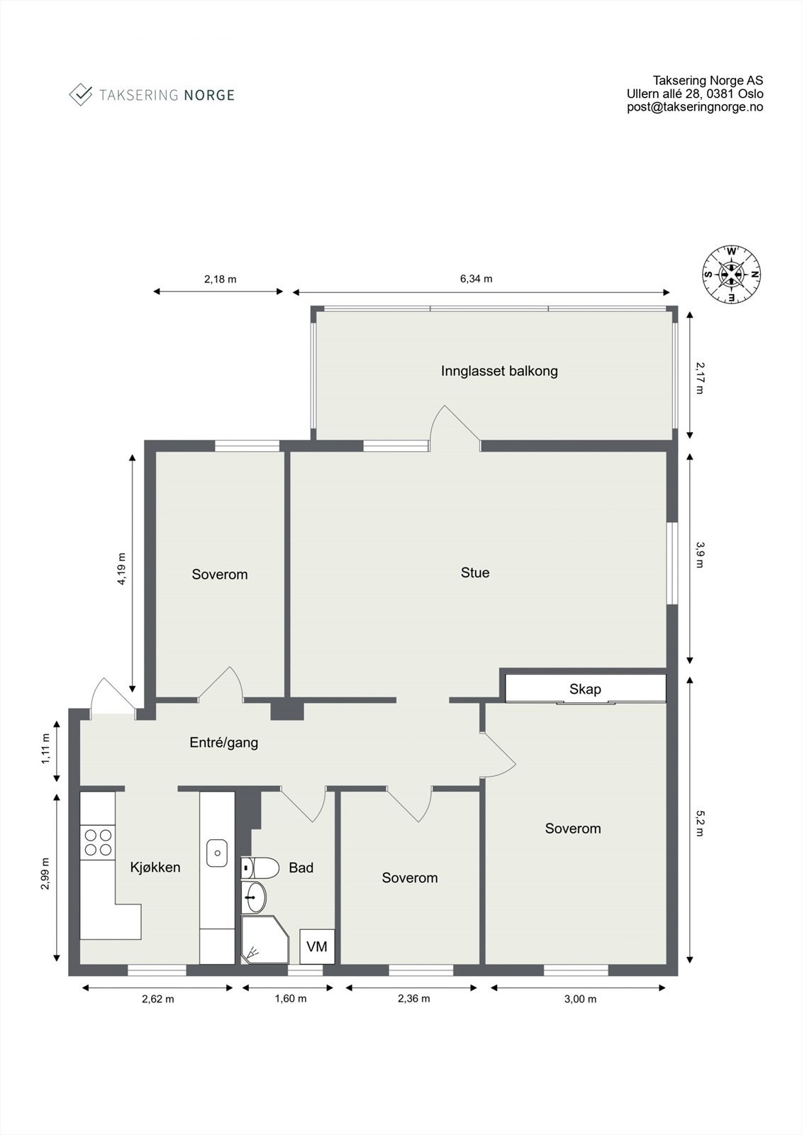 Planskisse - 2. etasje. Galleribilde