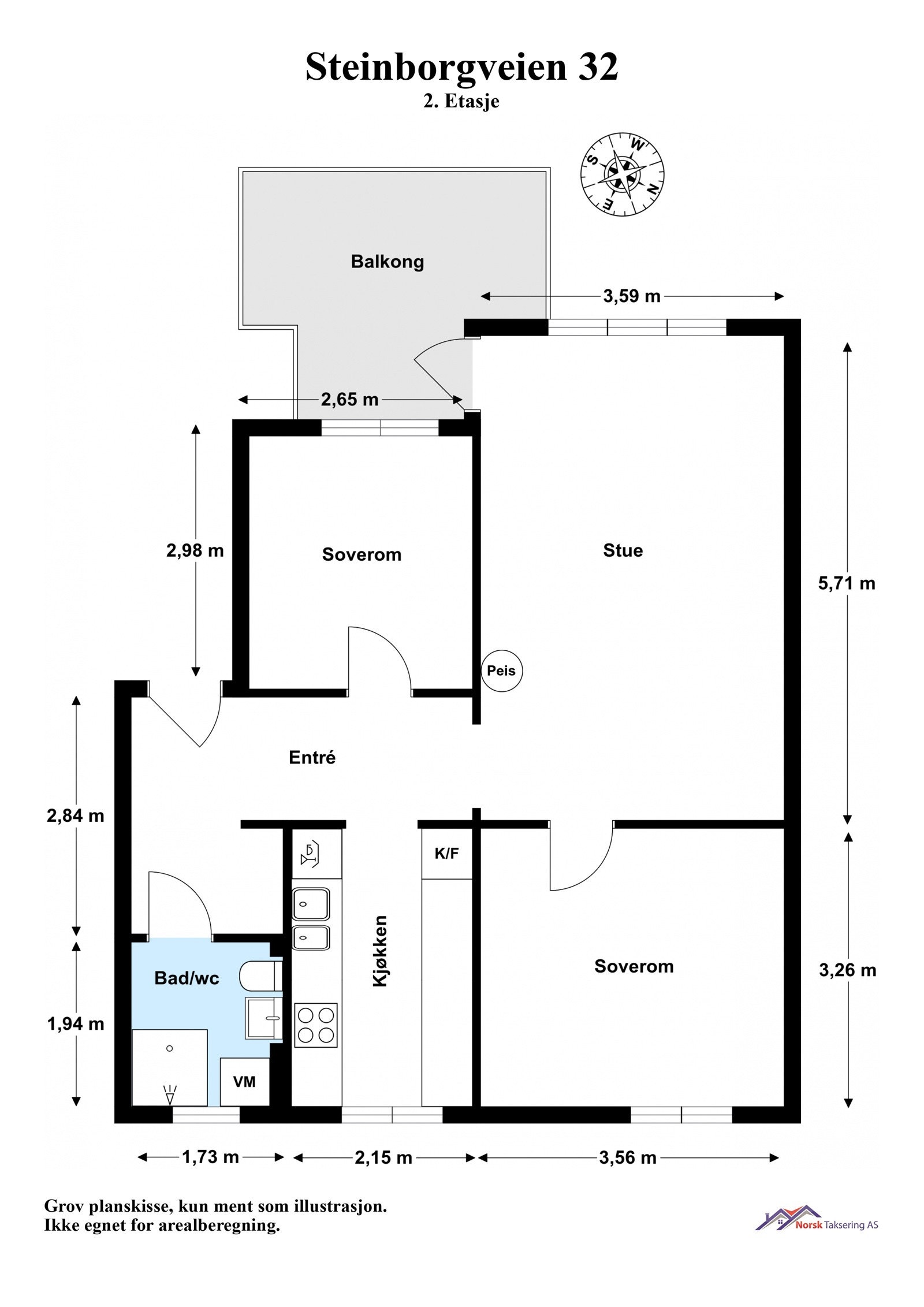 Steinborgveien 32 - 2. etasje Galleribilde