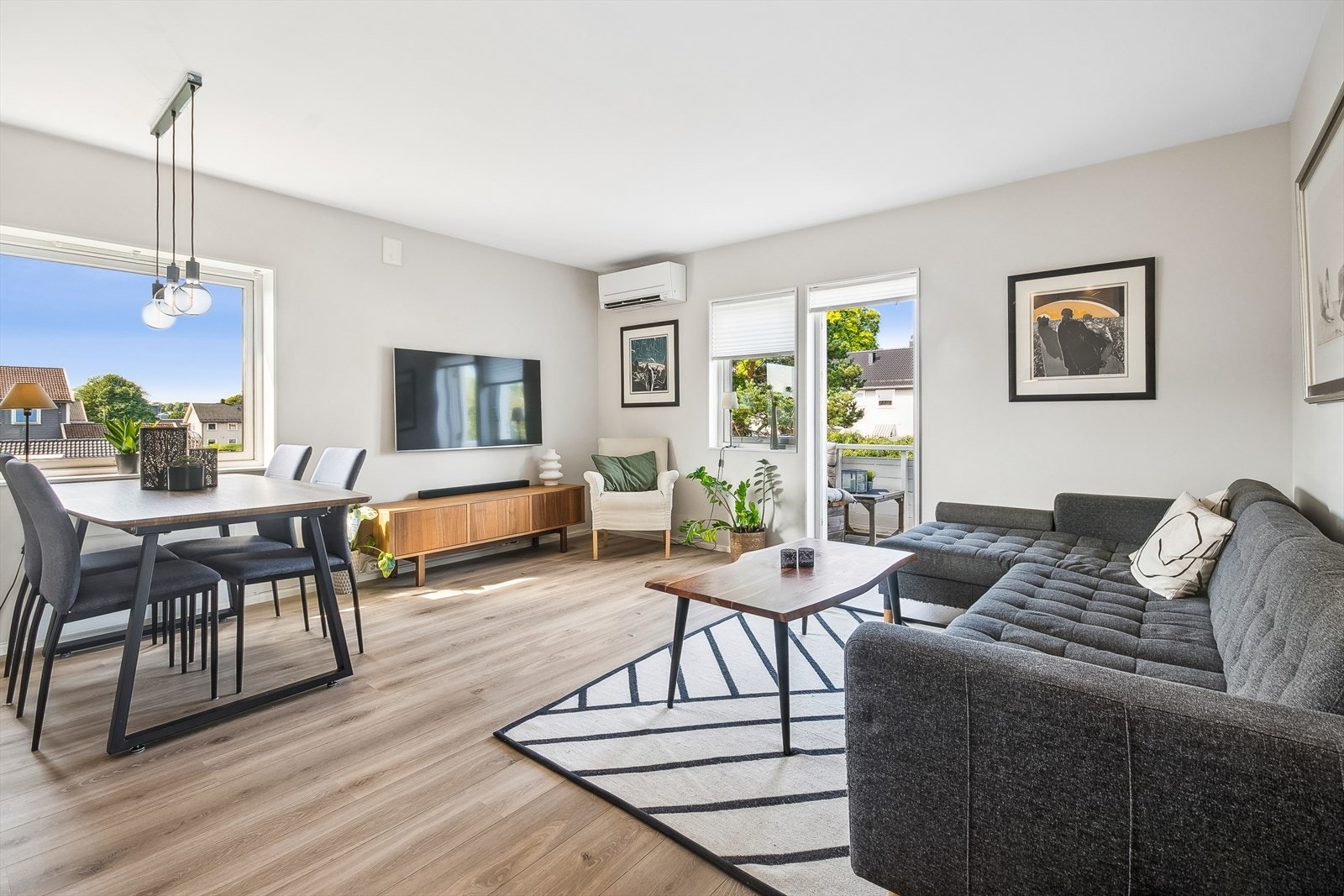 Dette er virkelig det rommet i leiligheten som er prikken over i-èn. Galleribilde