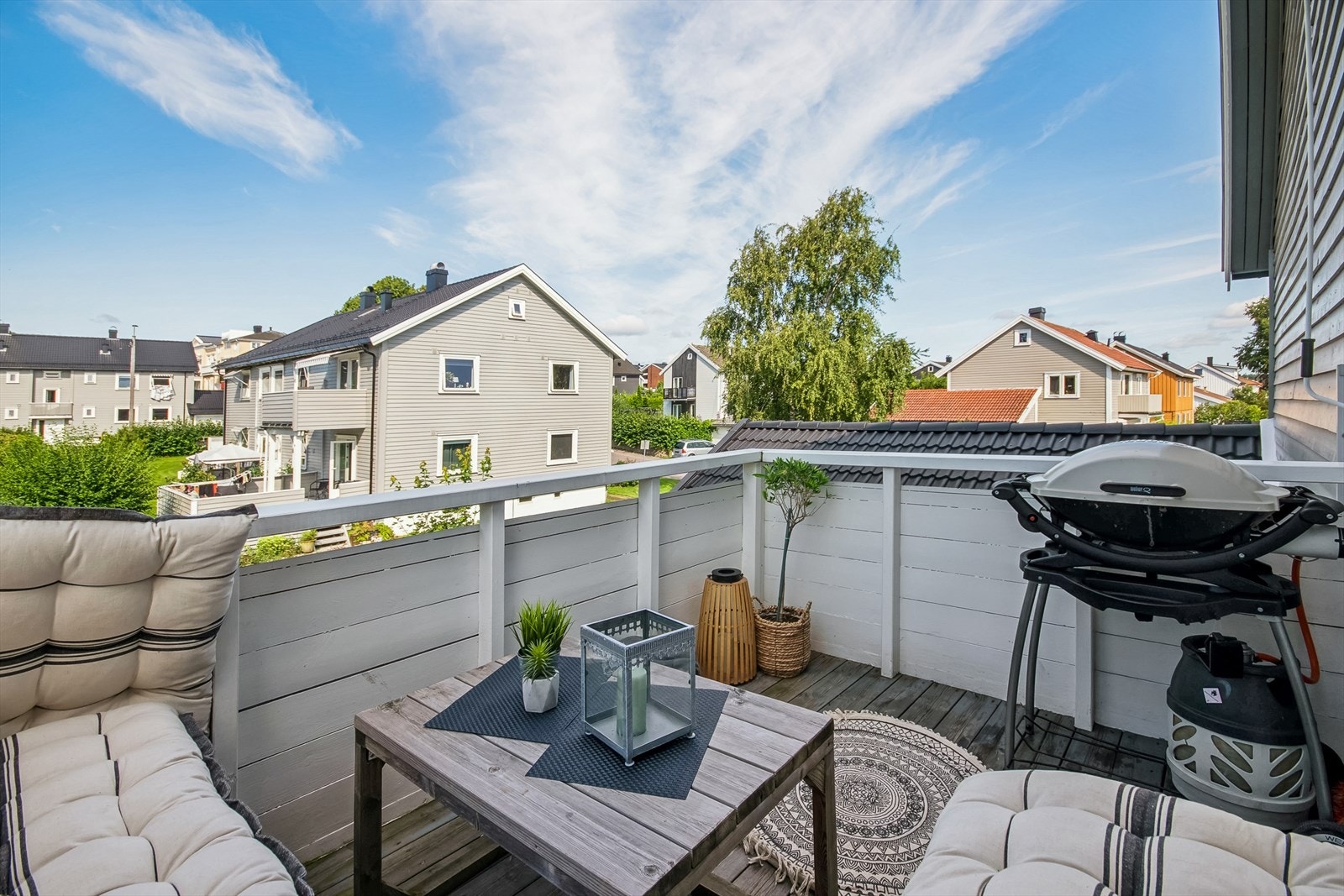 Vestvendt balkong Galleribilde