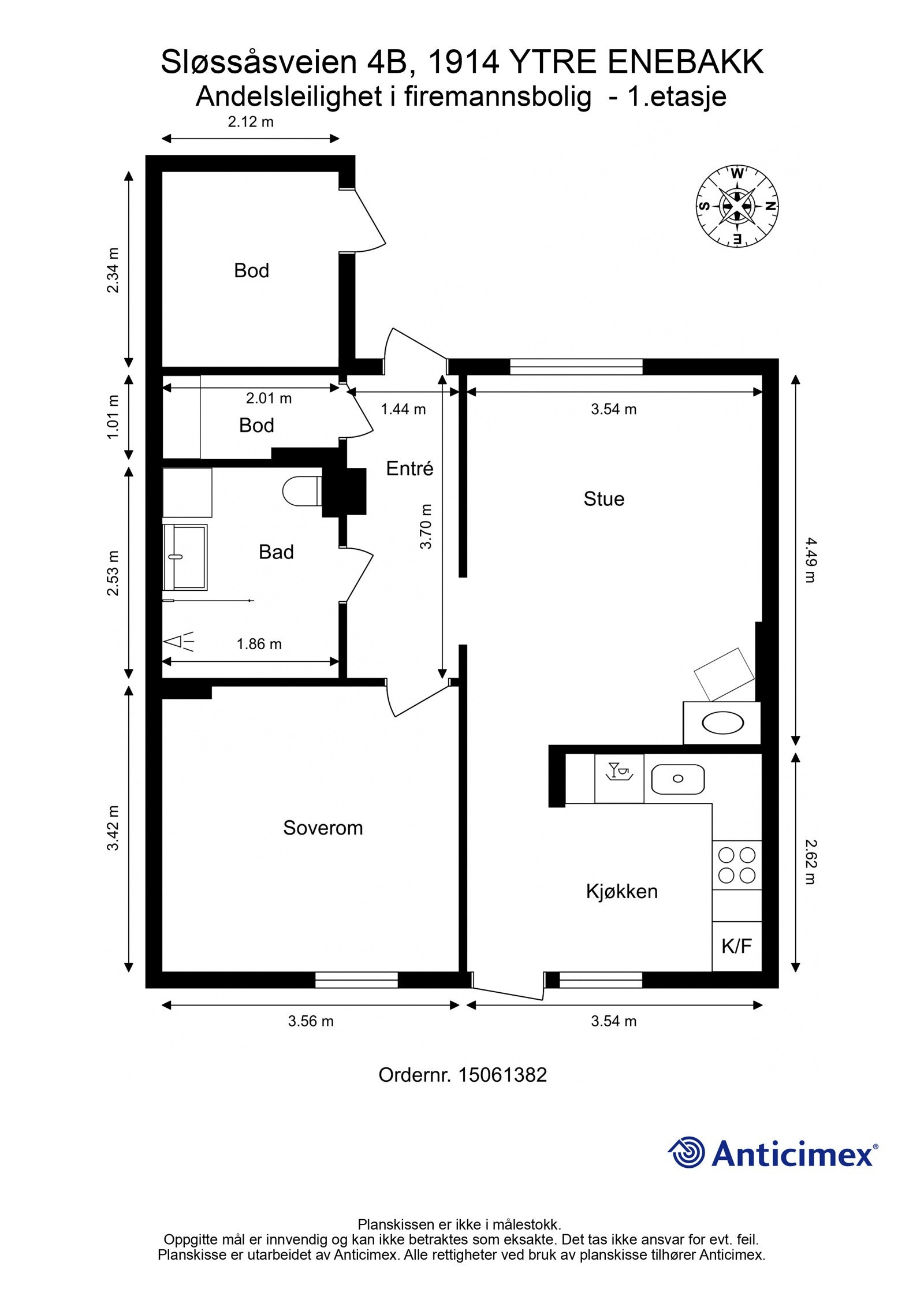 Plantegning Galleribilde