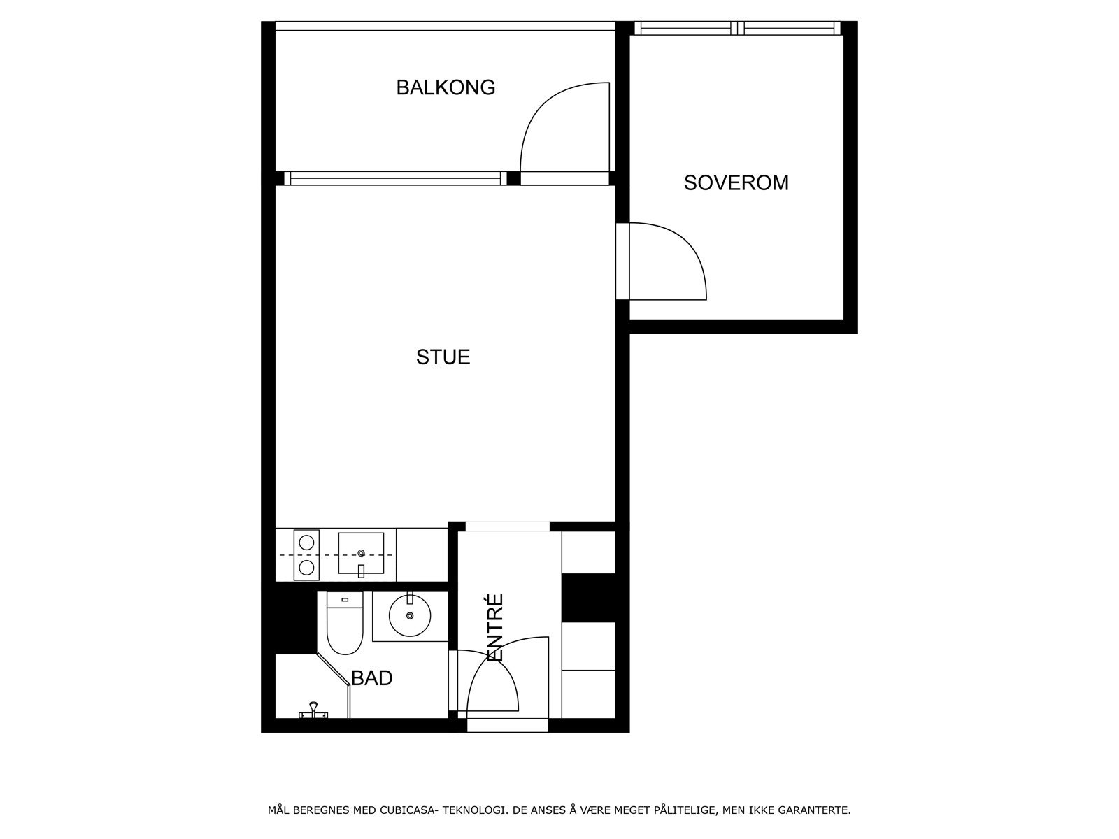 Plantegning Per Gynt veien 34 Galleribilde