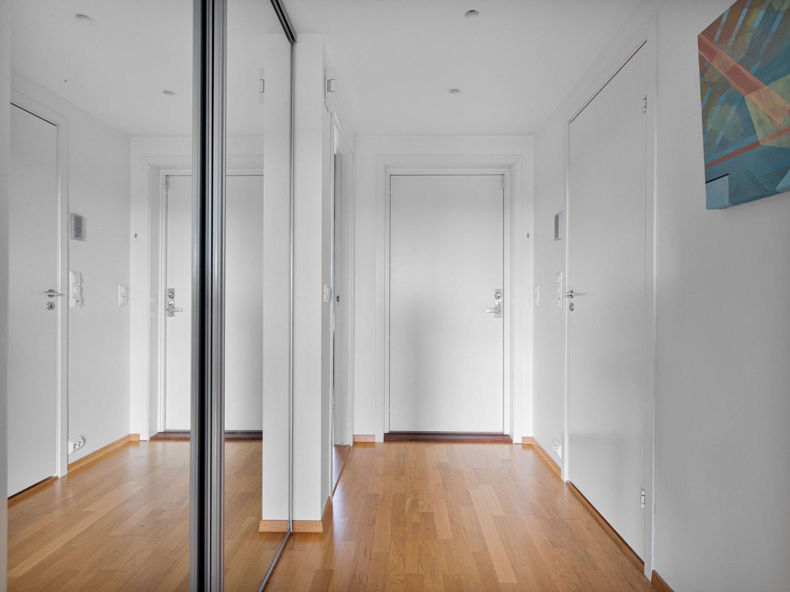 Lys og innbydende entré Galleribilde