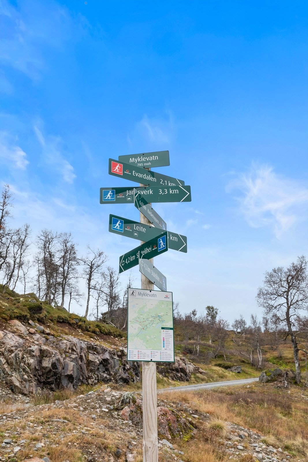 Flotte turmuligheter sommer som vinter. Galleribilde