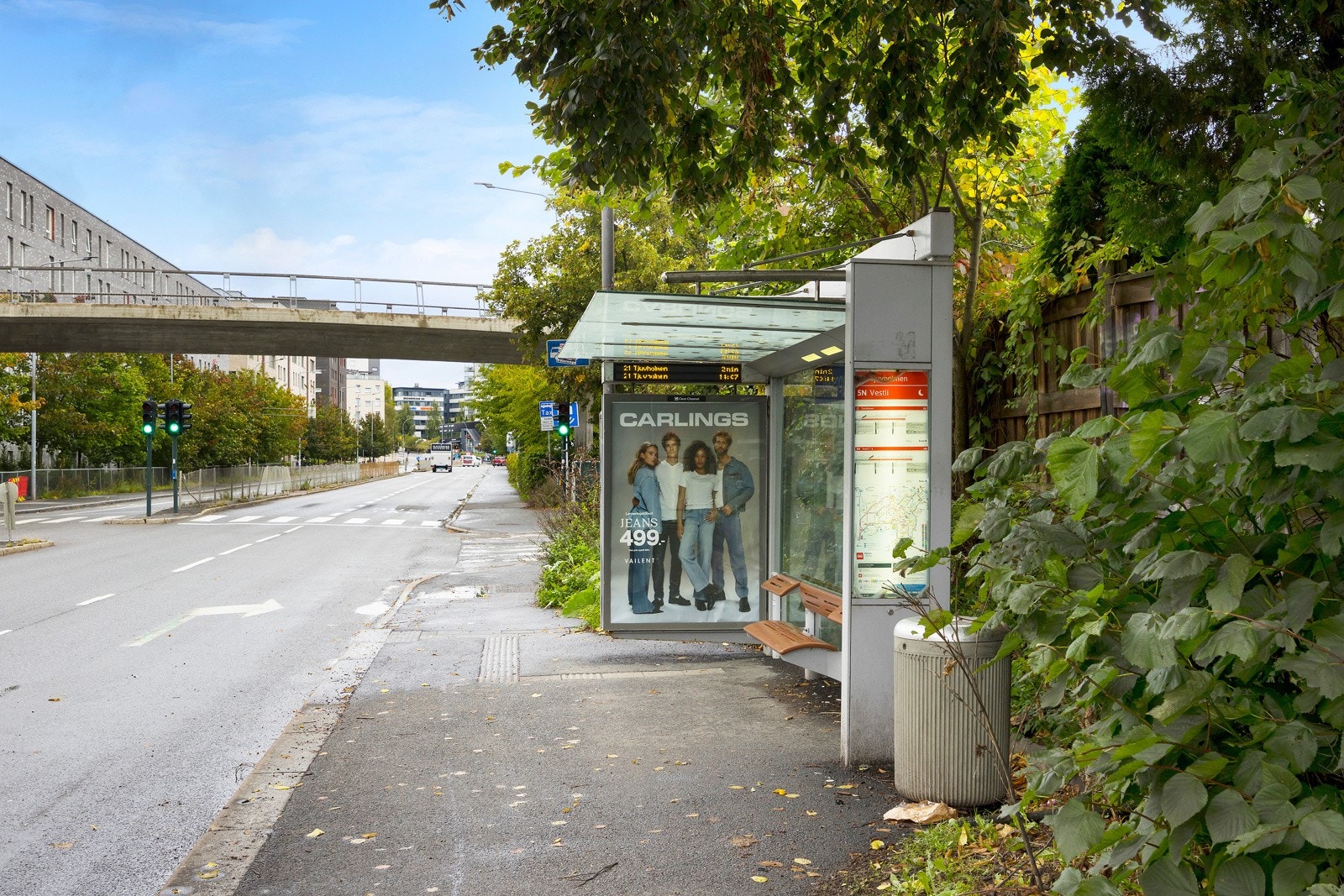 Det er kort gangavstand til bussholdeplass Galleribilde