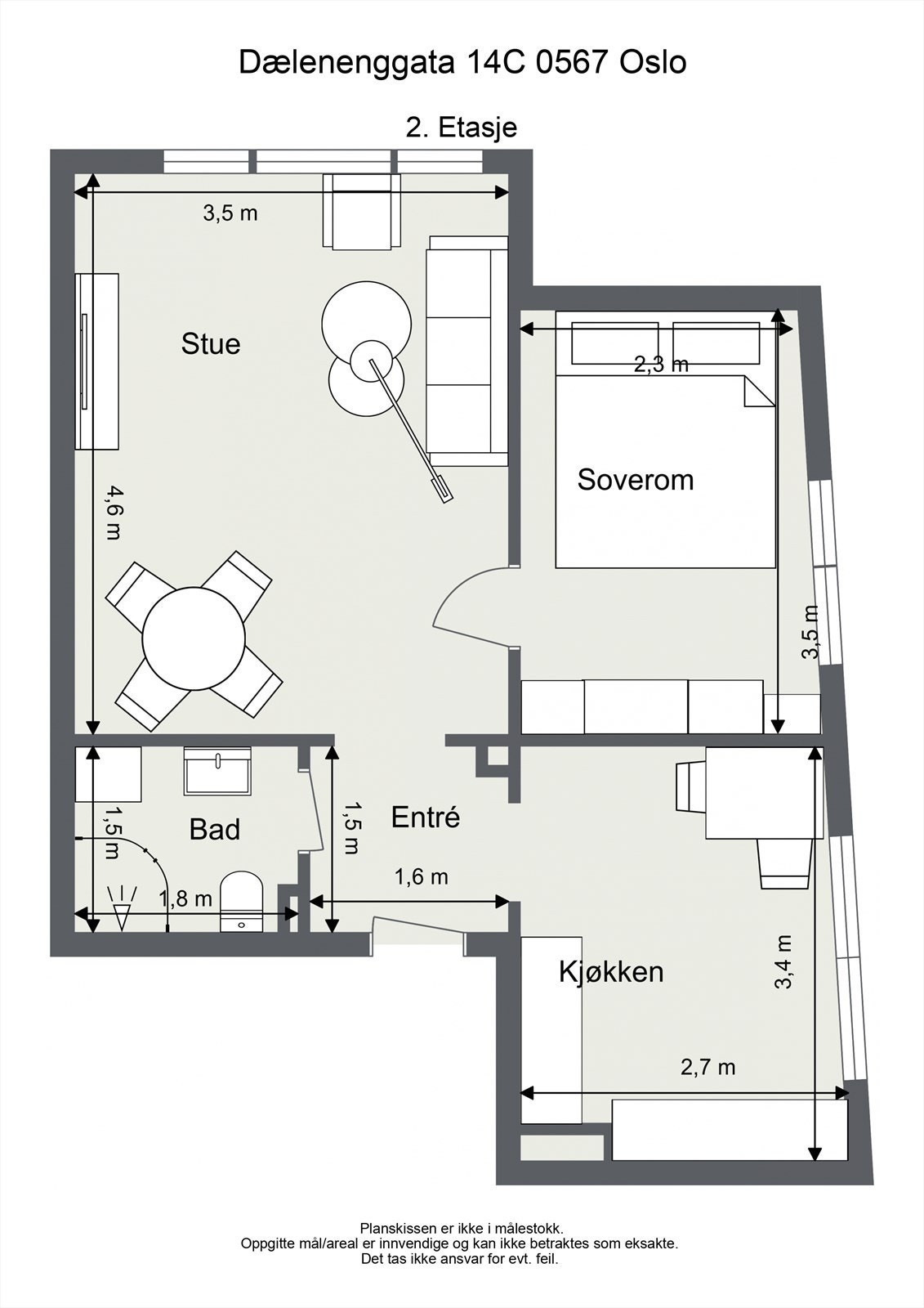 Plantegning Galleribilde