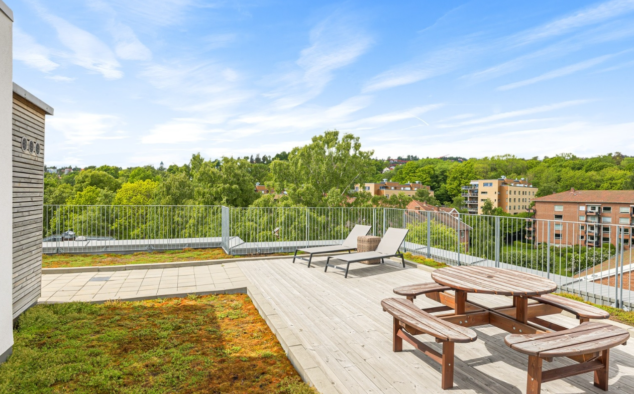 Felles takterrasse Galleribilde