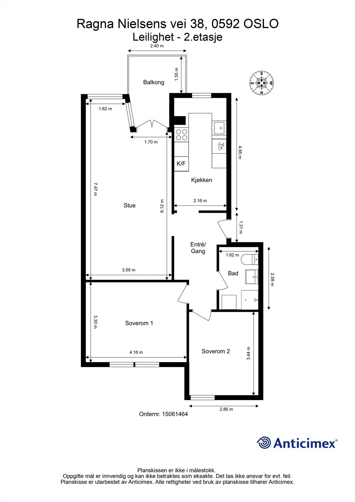 Plantegning Galleribilde