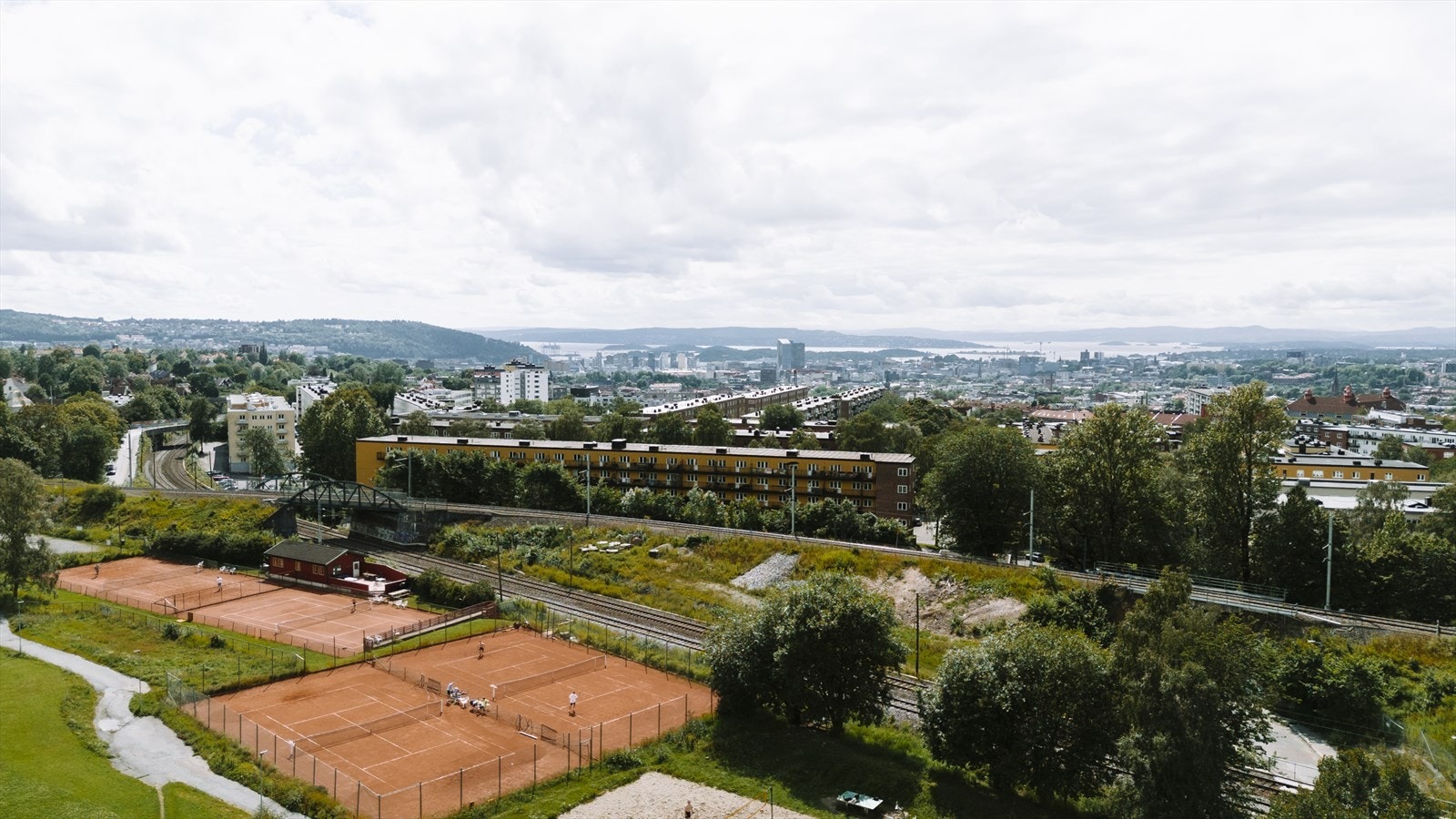 Utsikt fra Sinsen. Galleribilde