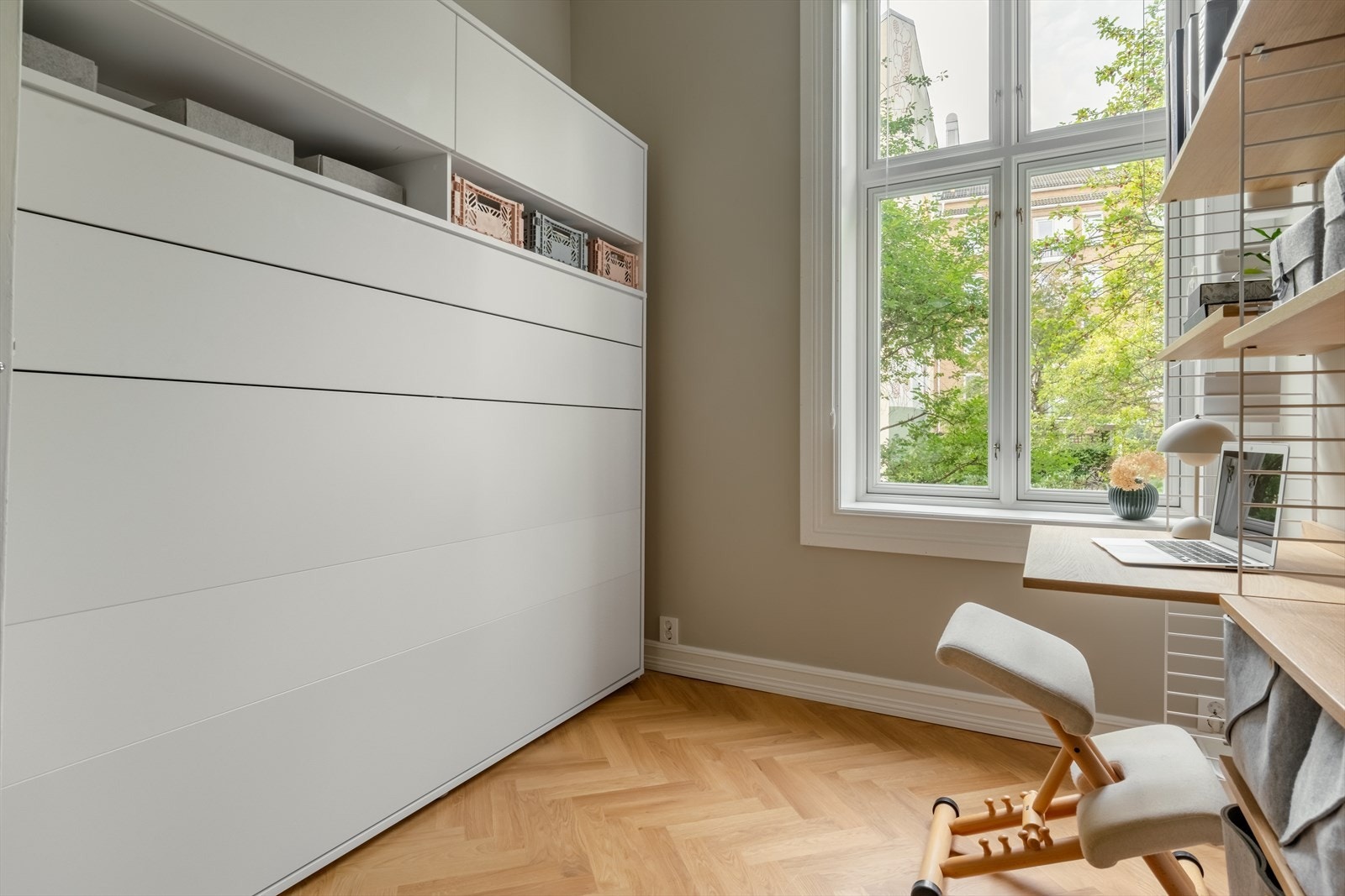 Rommet kan også innredes med kontorpult eller etter eget ønske og behov. Galleribilde