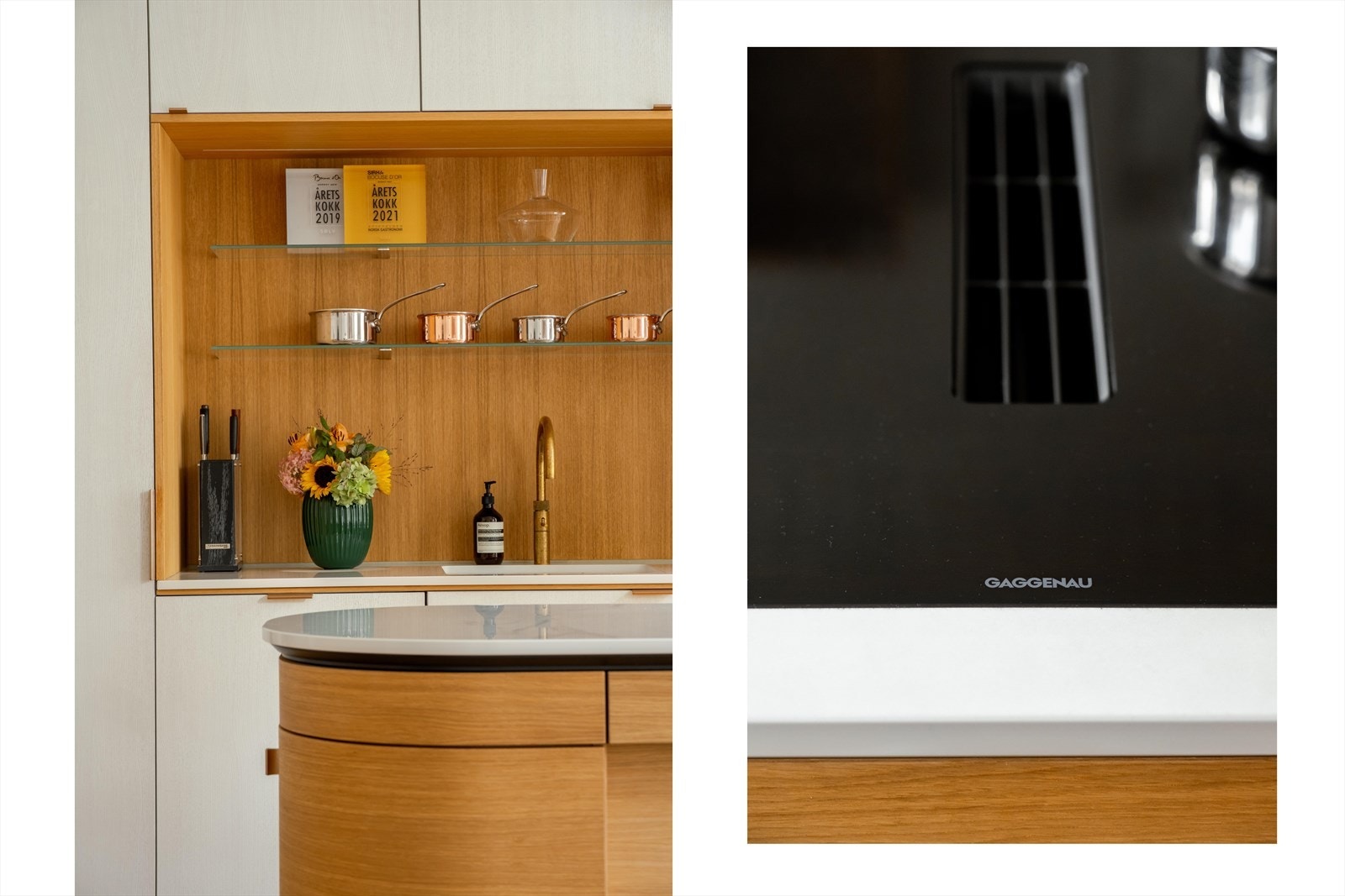 Alle hvitevarer utenom fryseskap er levert av den eksklusive produsenten Gaggenau. Galleribilde