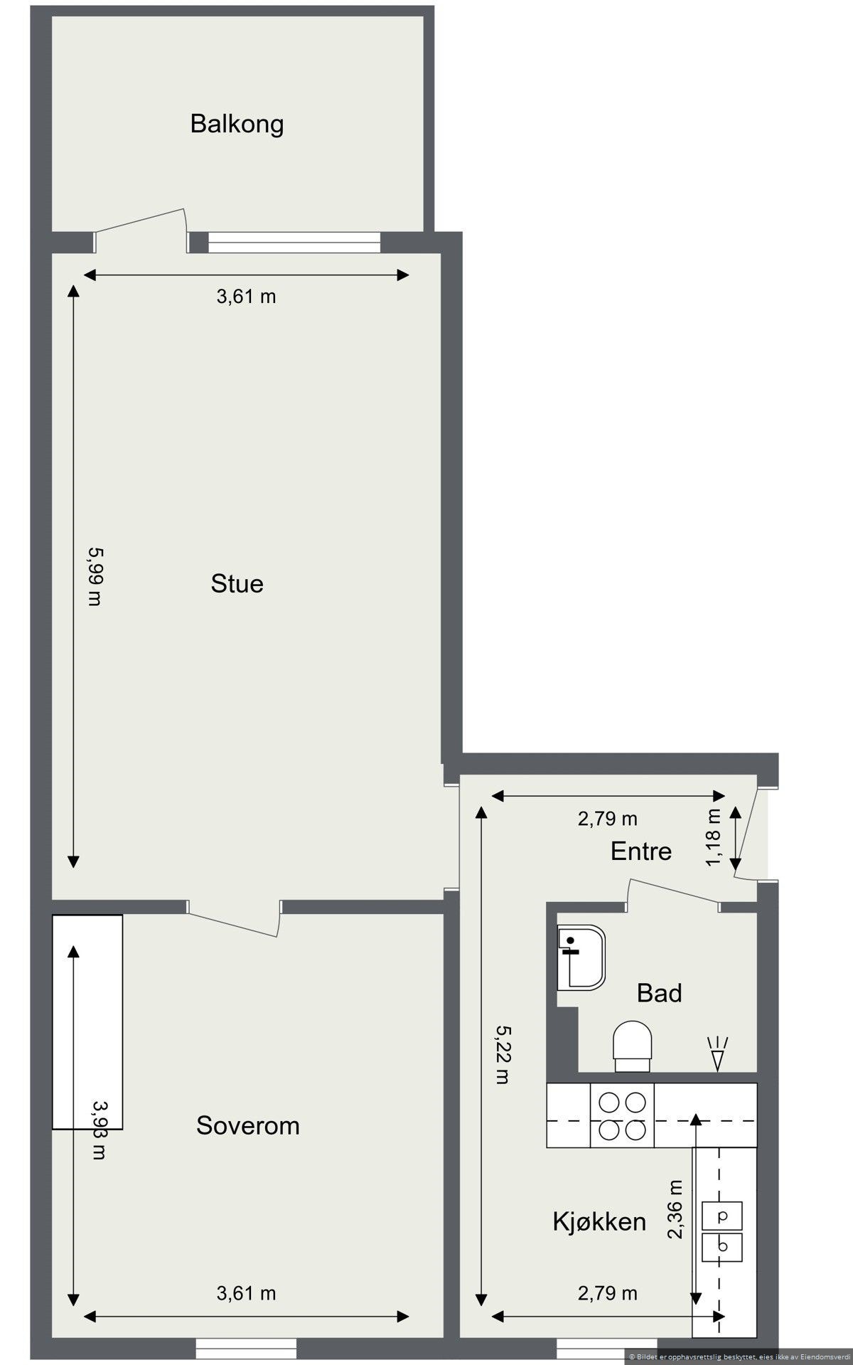 Plantegning. Galleribilde