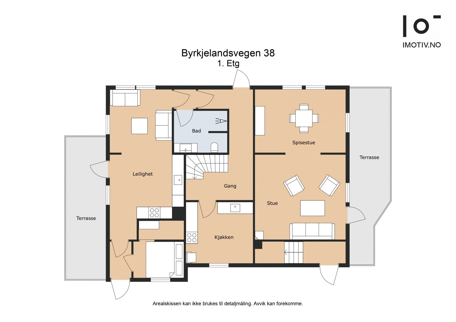 Planløsning 1. etasje Galleribilde