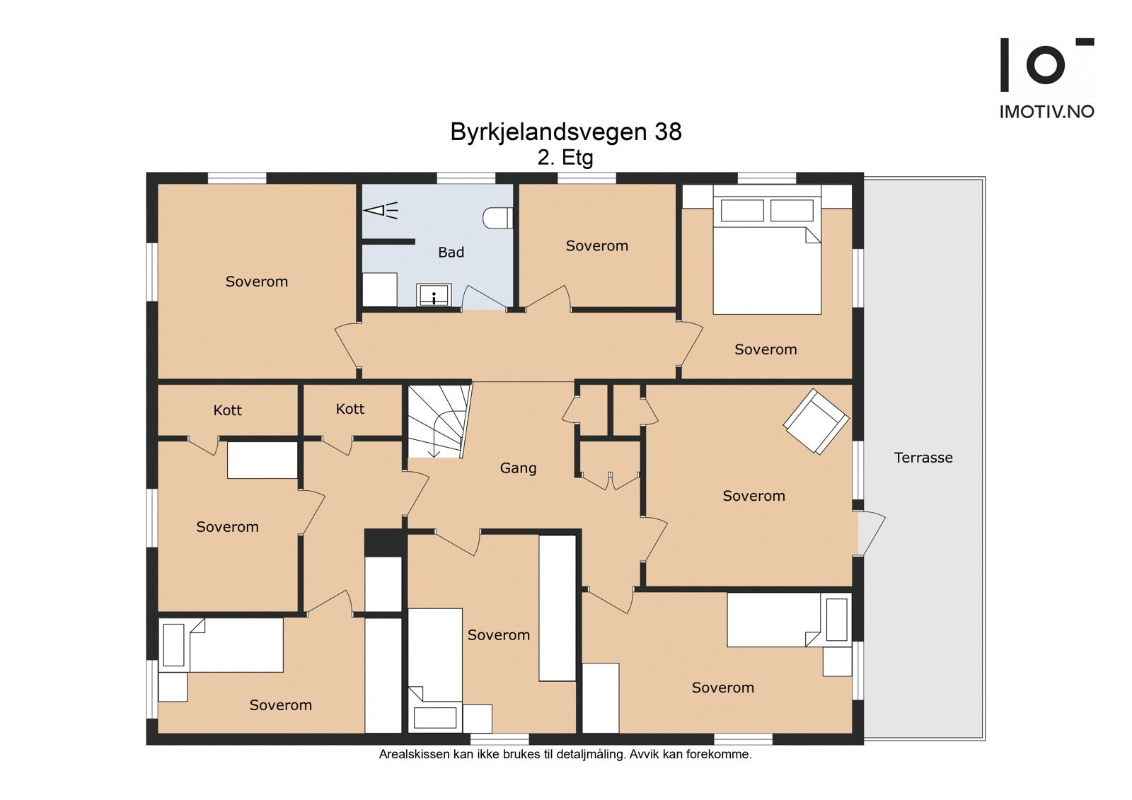 Planløsning 2. etasje Galleribilde