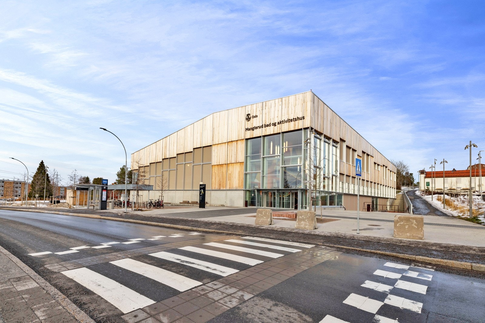 I september 2022 åpnet Manglerud bad- og aktivitetshus - et kulturelt og sosialt samlingspunkt for hele bydelen Galleribilde