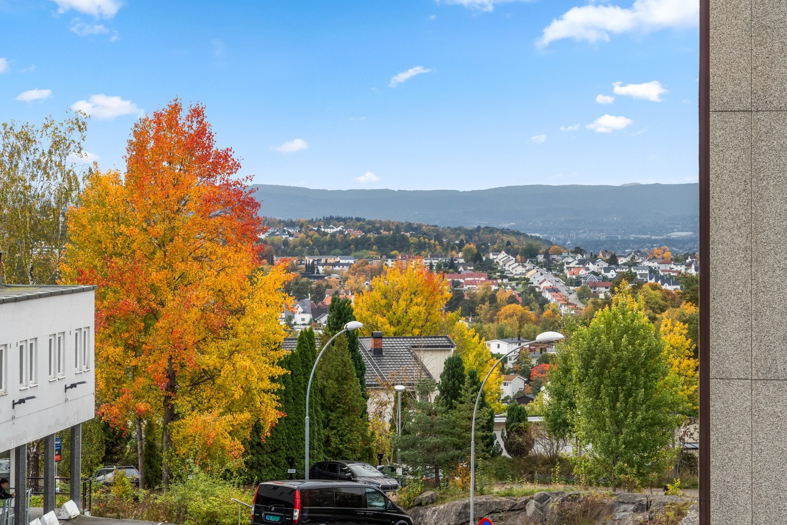 Flott utsikt fra leiligheten Galleribilde