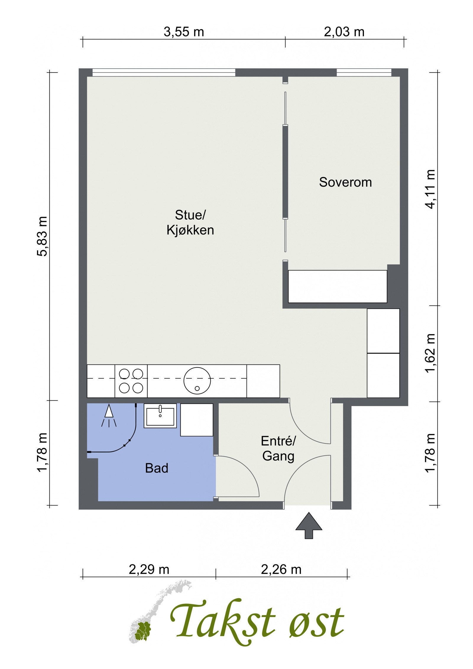 Plantegning. Galleribilde