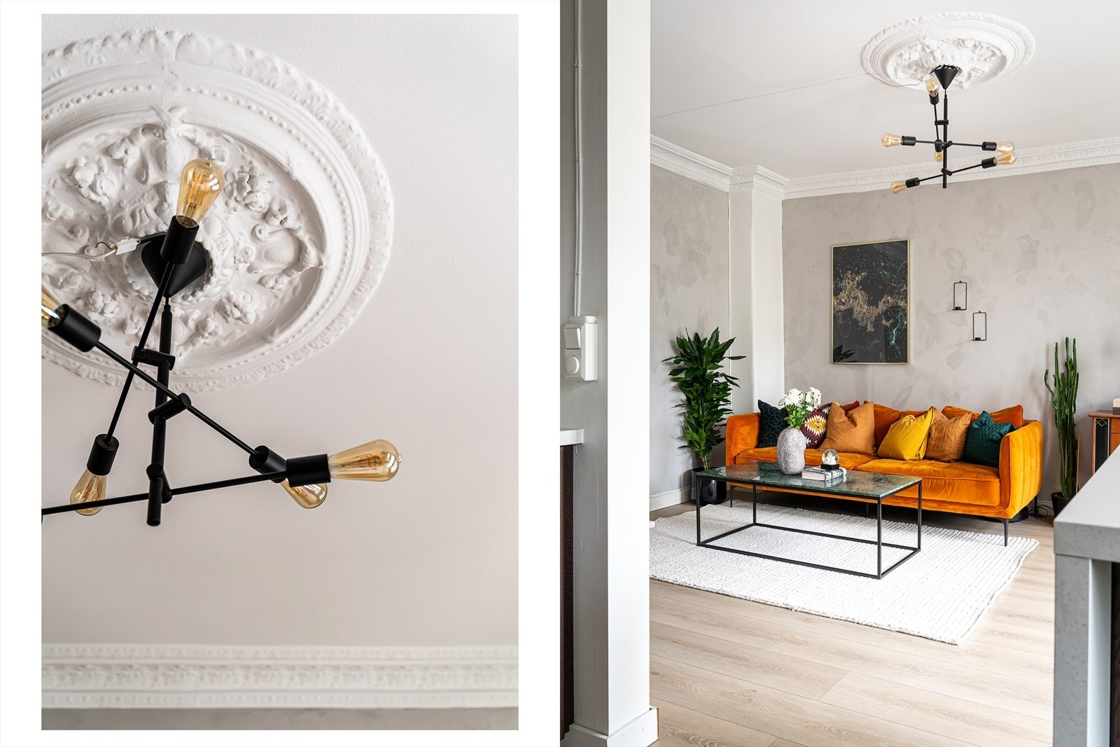 Felleskostnadene inkluderer varmtvann, TV/internett, betjening av fellesgjeld, trappevask m.m. Galleribilde