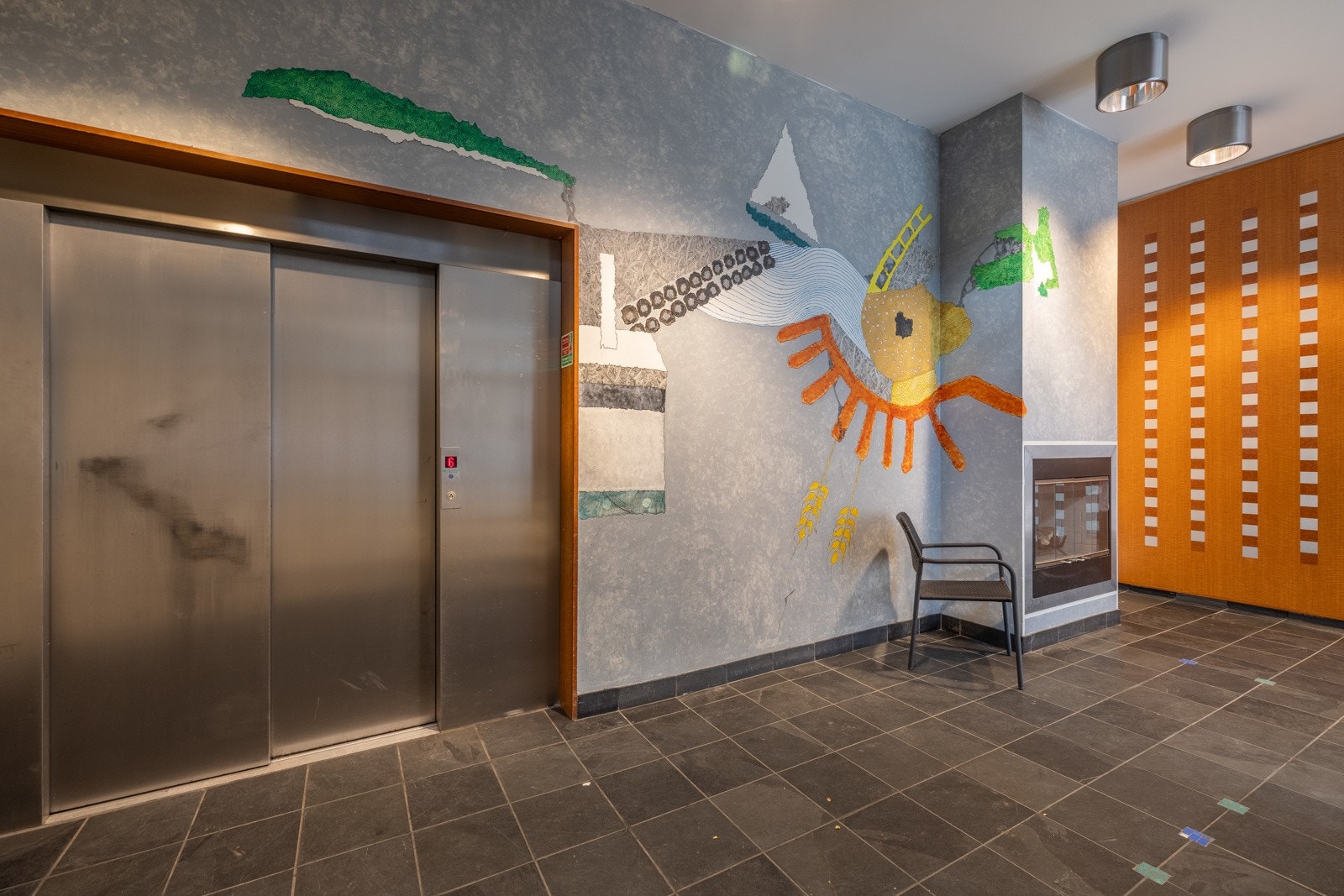 Velkommen til felles hall nede. Galleribilde