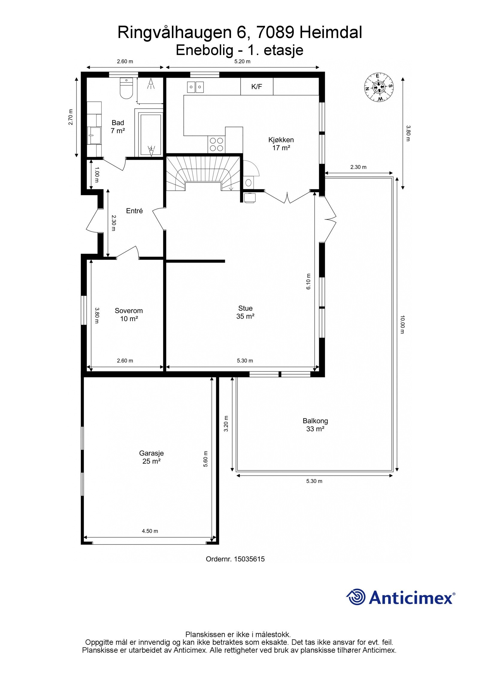 Plantegning - 1. etasje Galleribilde