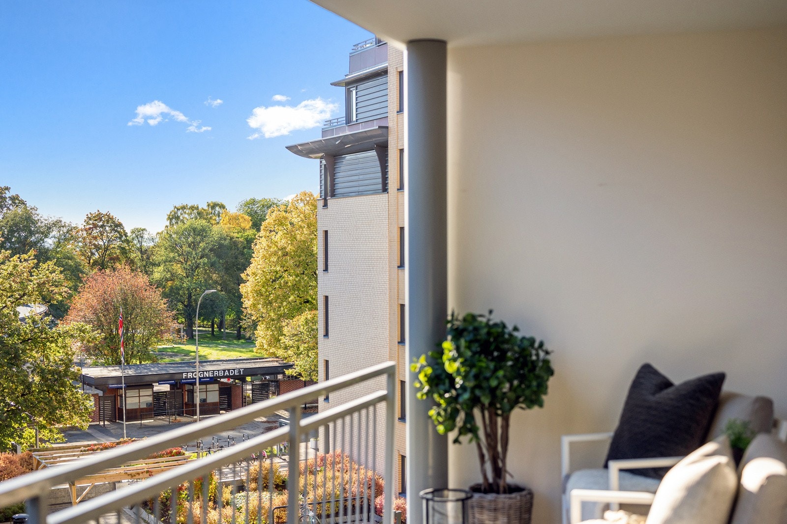 Utsyn mot Frognerparken Galleribilde