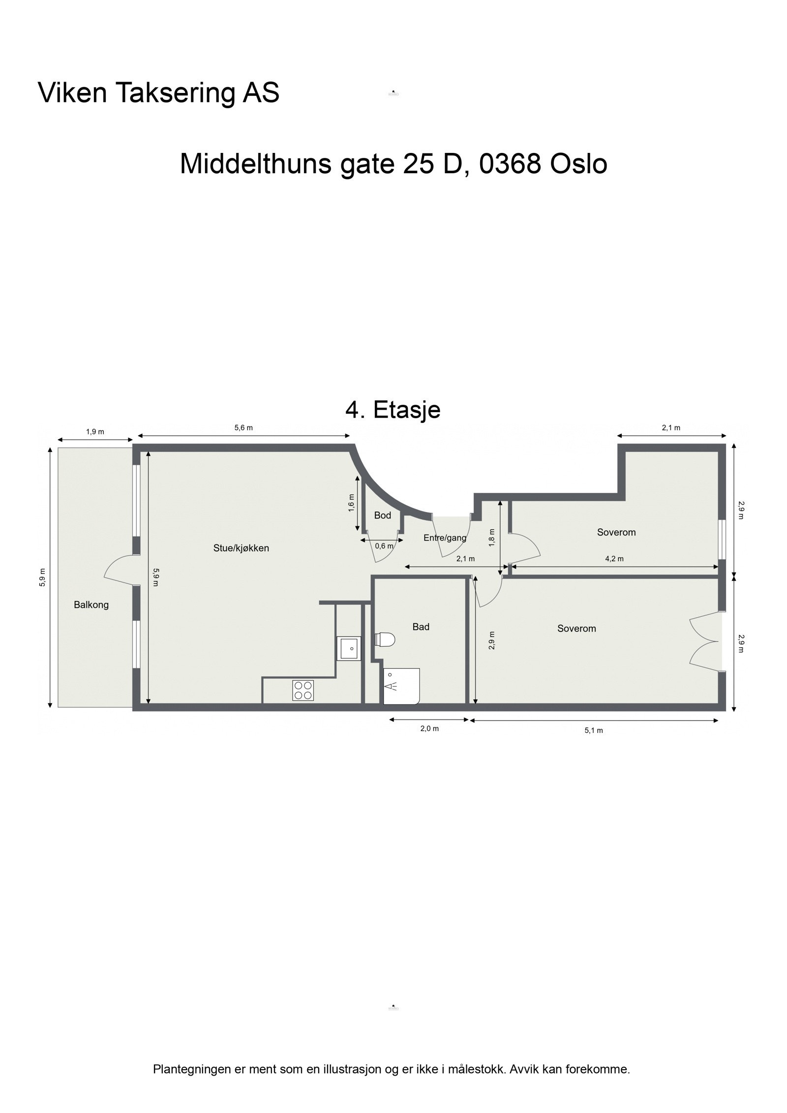Plantegning Galleribilde