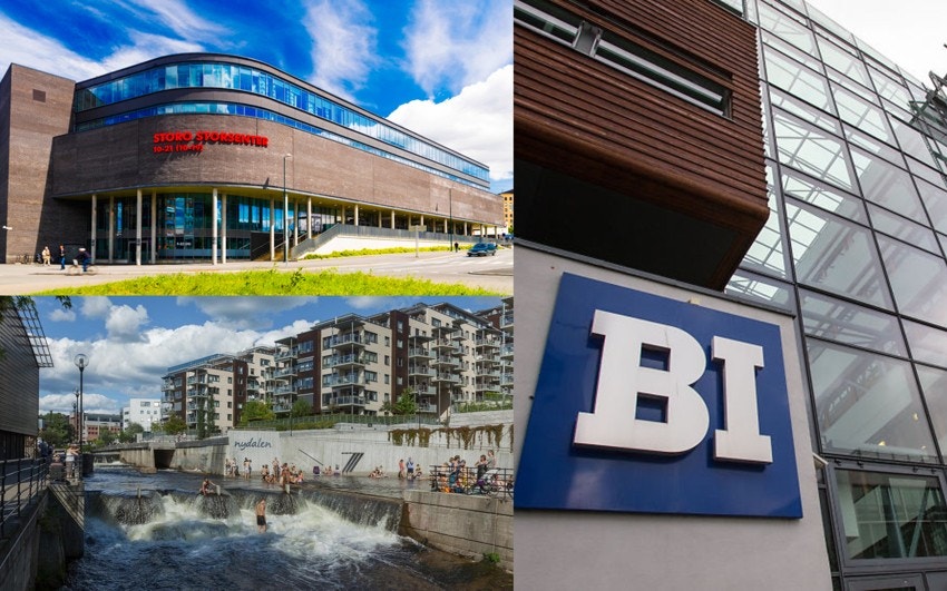 Kort vei til Nydalen, BI og Storo senteret. Galleribilde