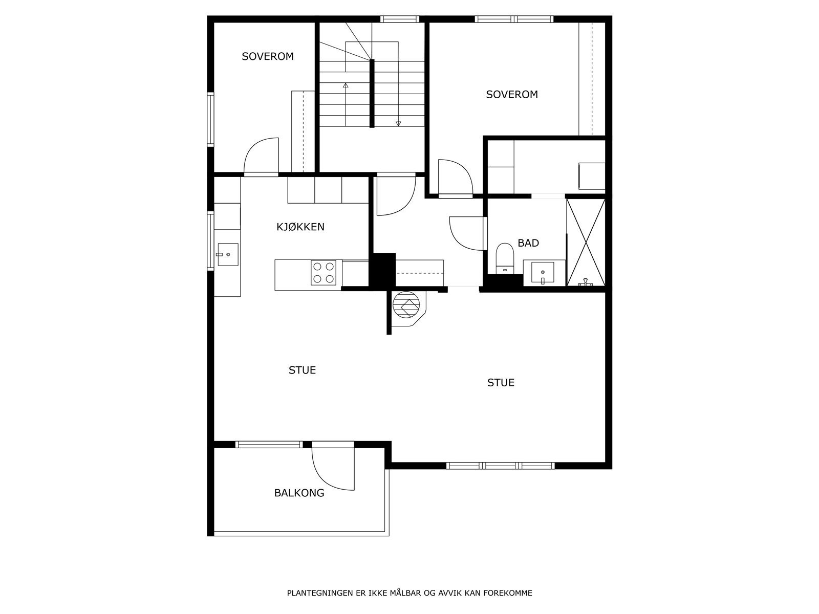 Plantegning Galleribilde