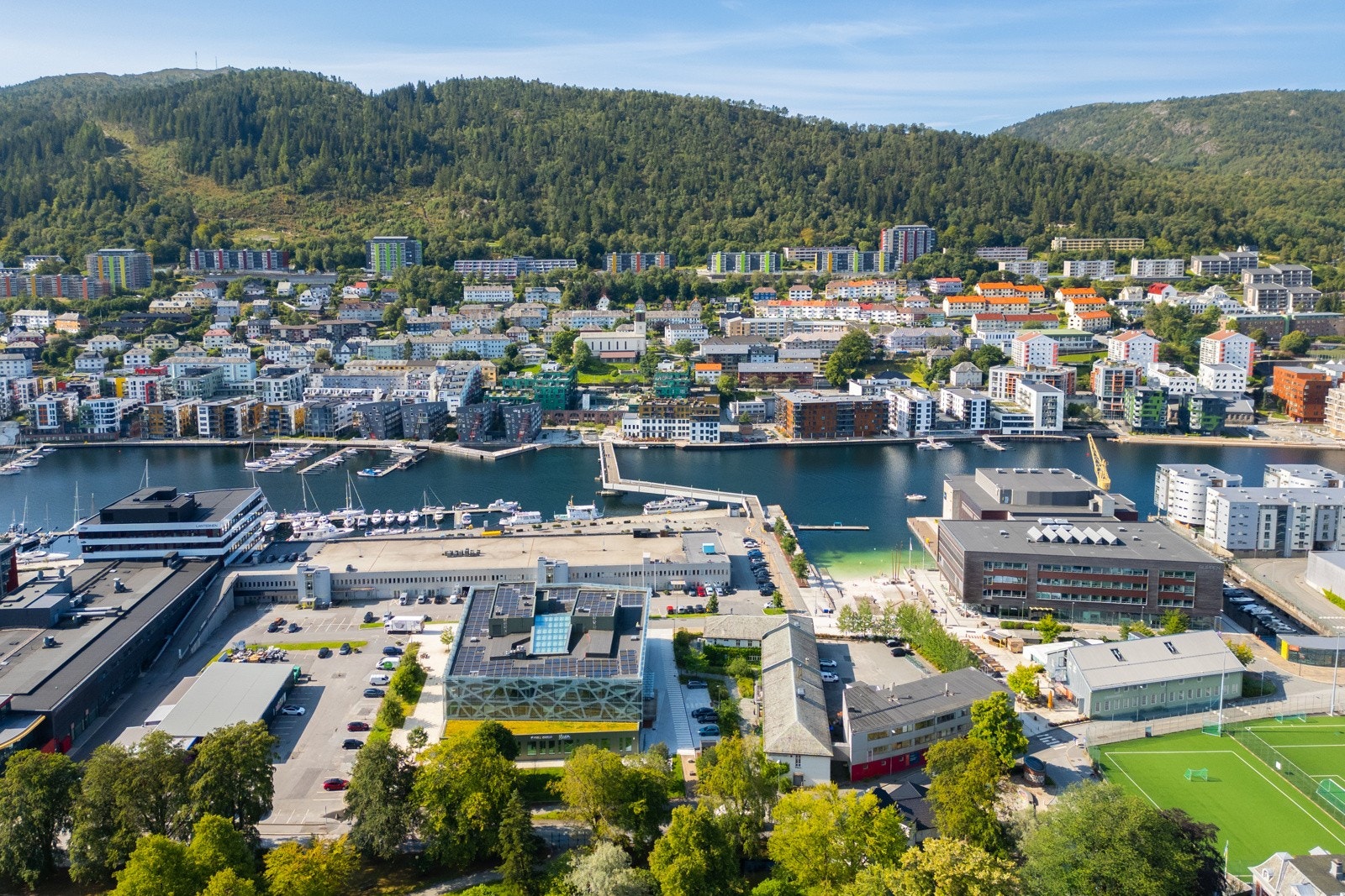 Oversiktsbilde av nærområdet Galleribilde