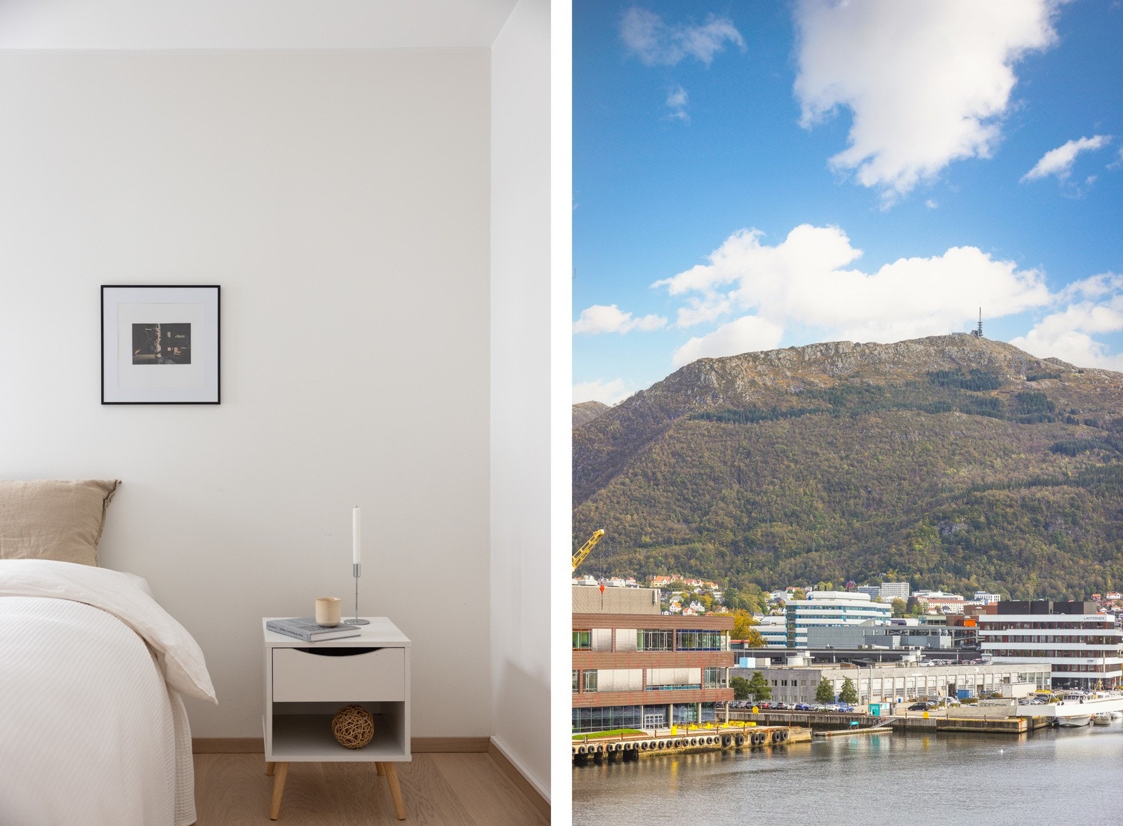 Sjøutsikt fra soverom Galleribilde