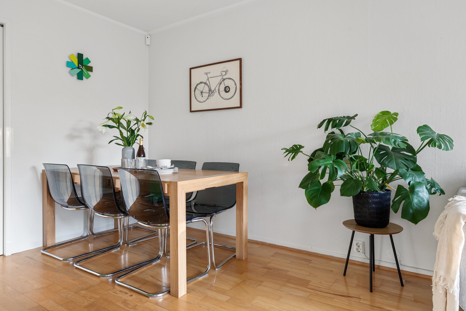 Plass til stort spisebord Galleribilde