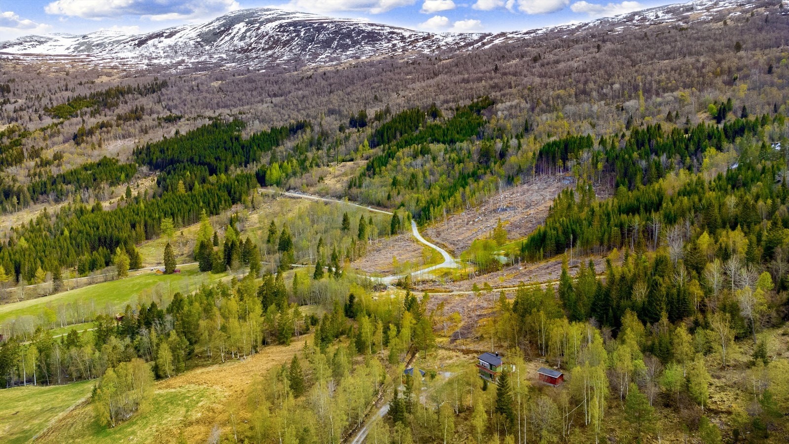 Eiendommen ligger skjermet til i vakker natur Galleribilde