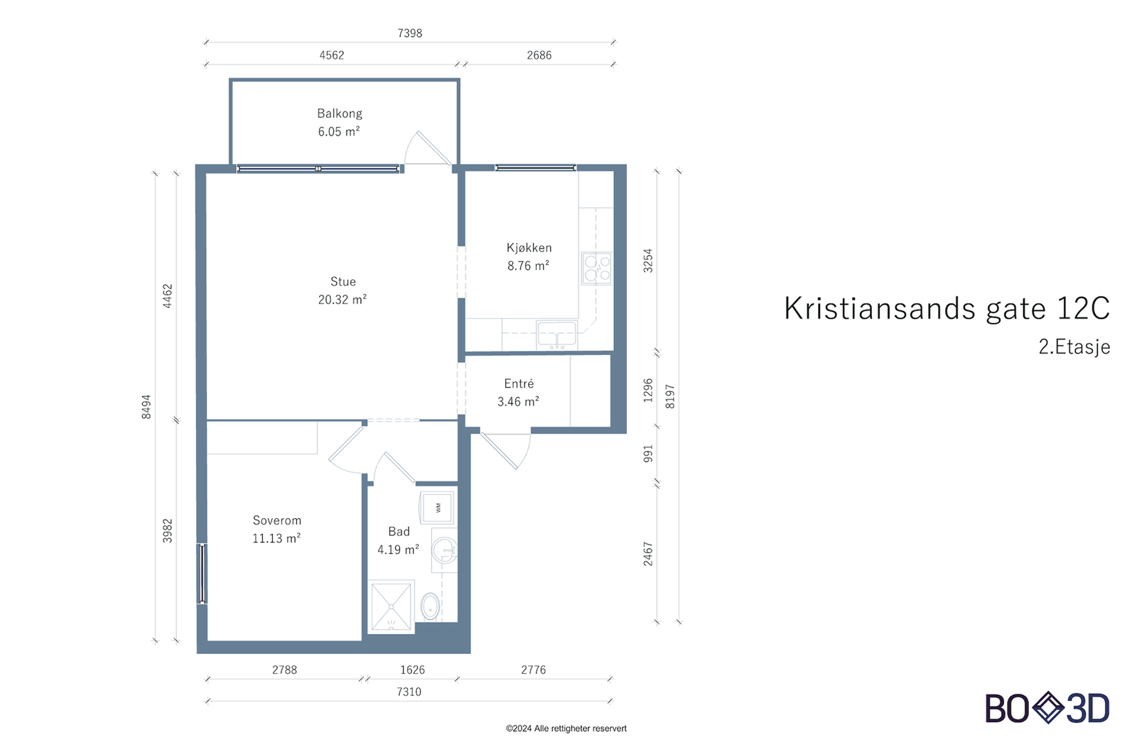 Plantegning. Galleribilde