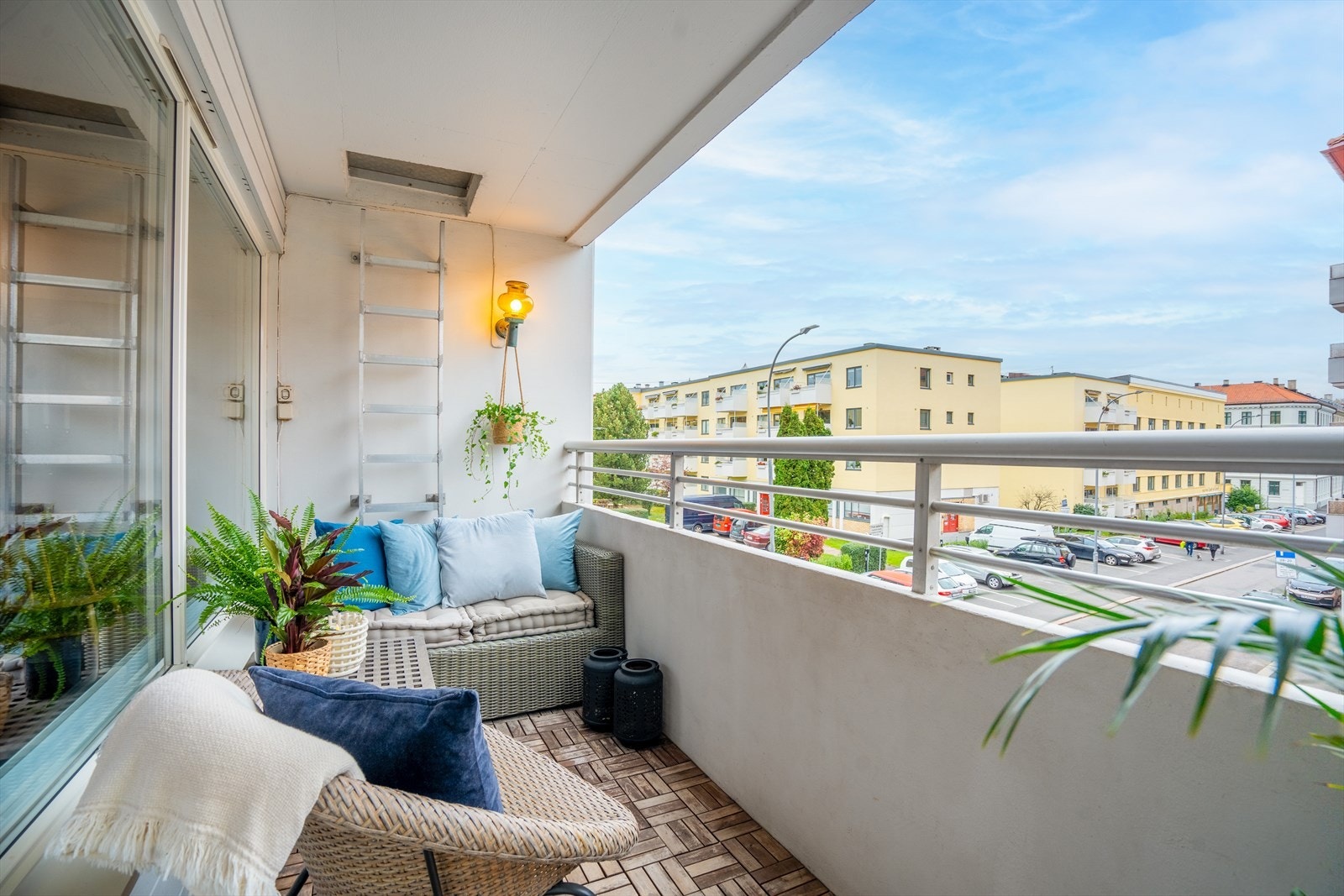 Her er det plass til utemøblement, grill og beplanting. Galleribilde