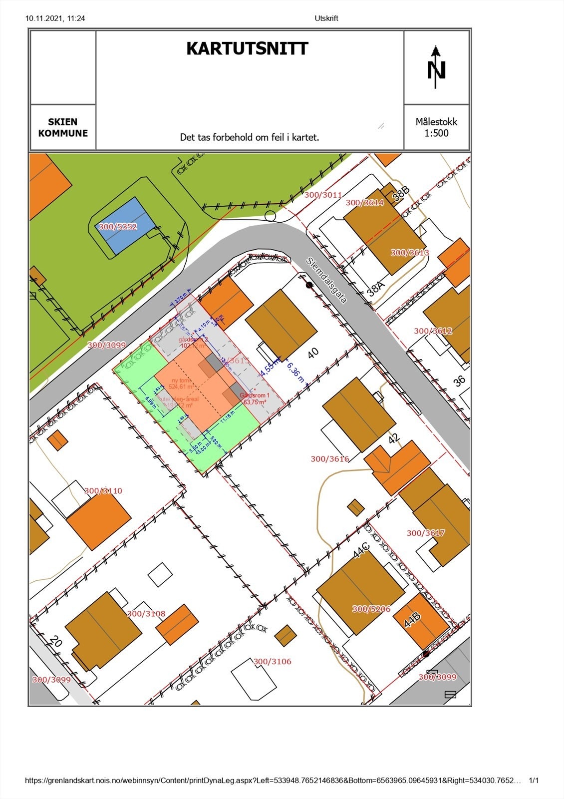 Situasjonskart Galleribilde