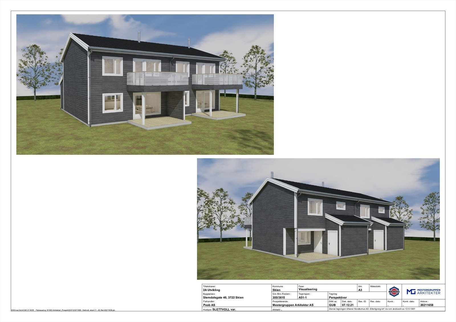 Forslag tegninger Galleribilde