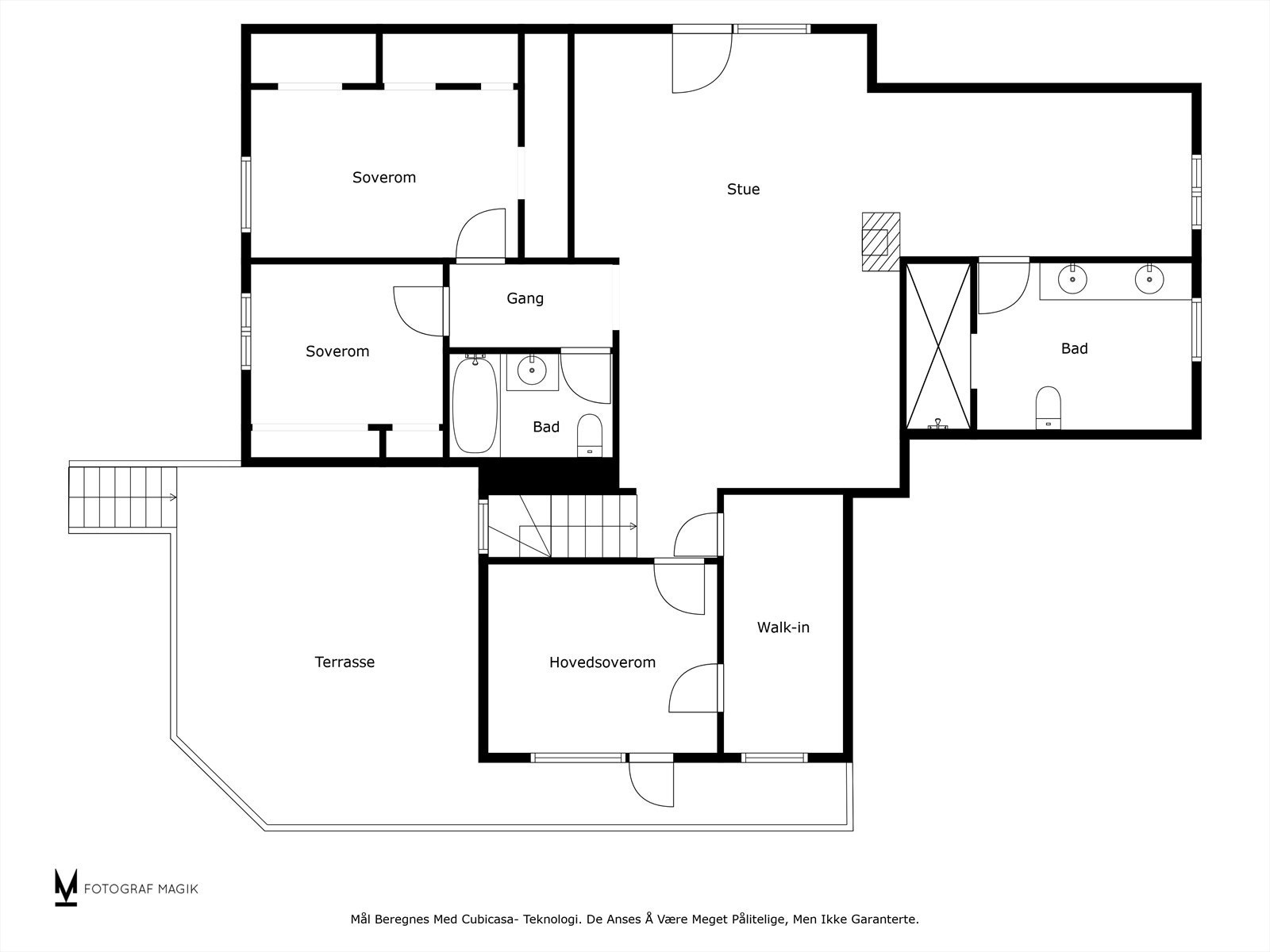 Plantegning 2. etasje. Galleribilde