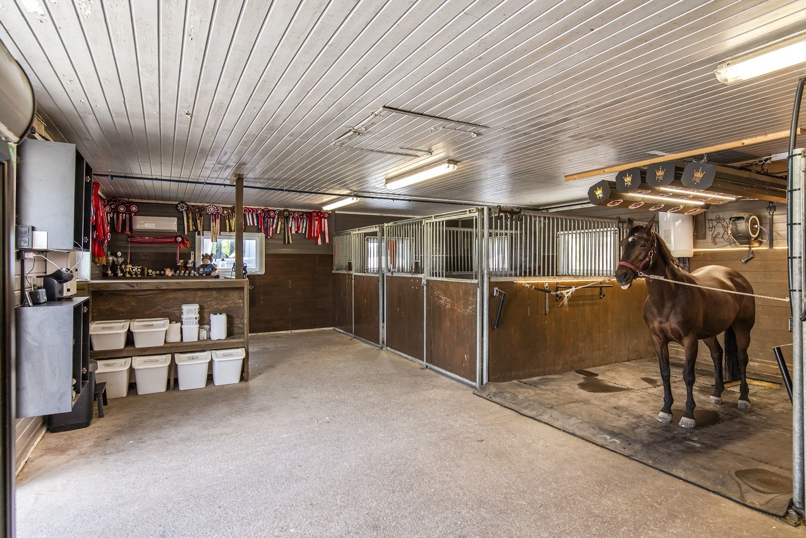 Her kan man enkelt både leie ut bokser dersom man ikke har behov for alle selv! Galleribilde