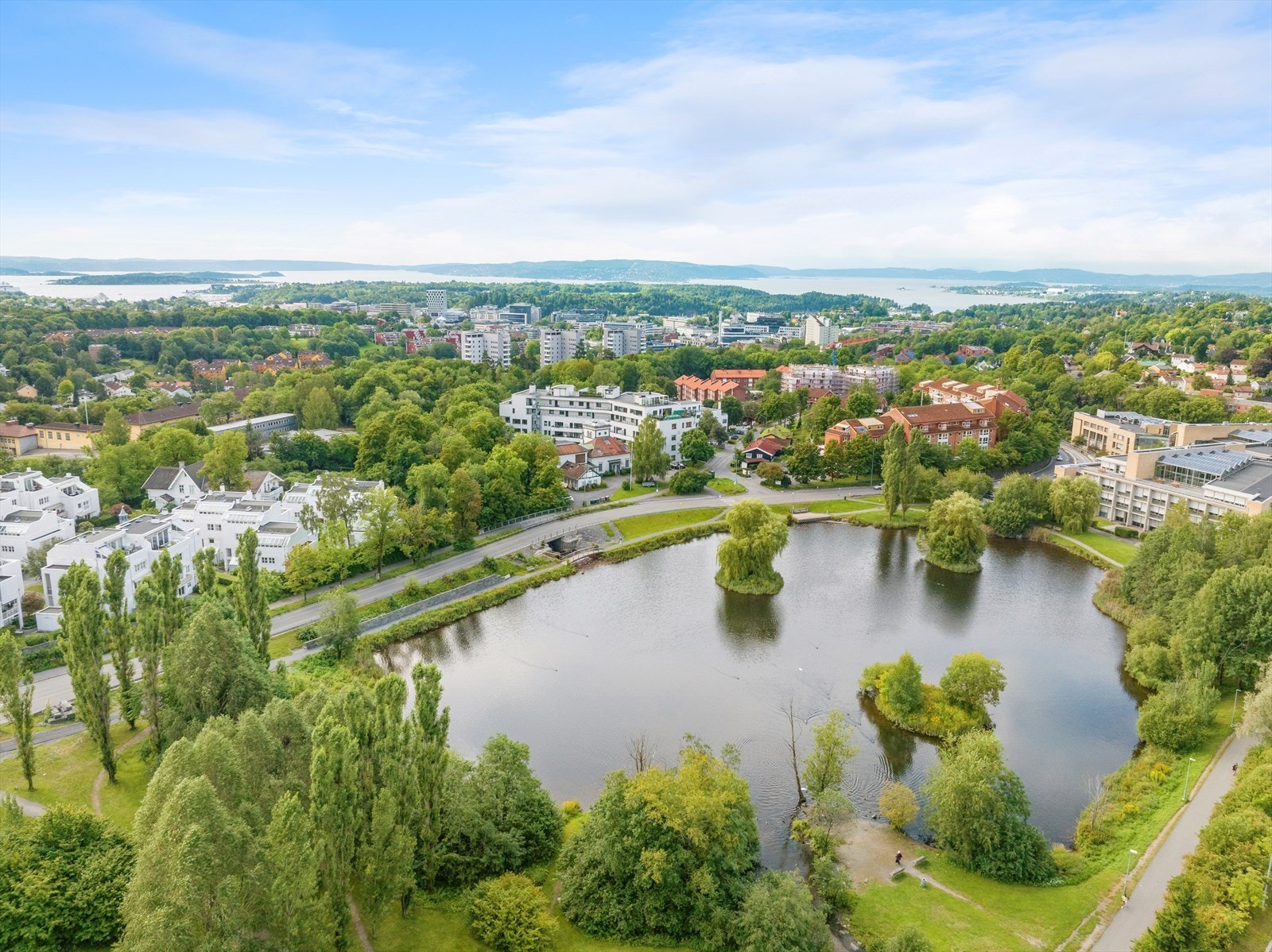 Beliggende rett ved Smedstaddammen Galleribilde
